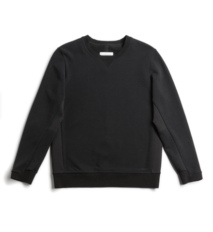 PERFO CREW SWEAT BLACK