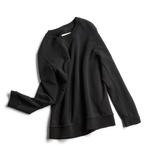 PERFO CREW SWEAT BLACK